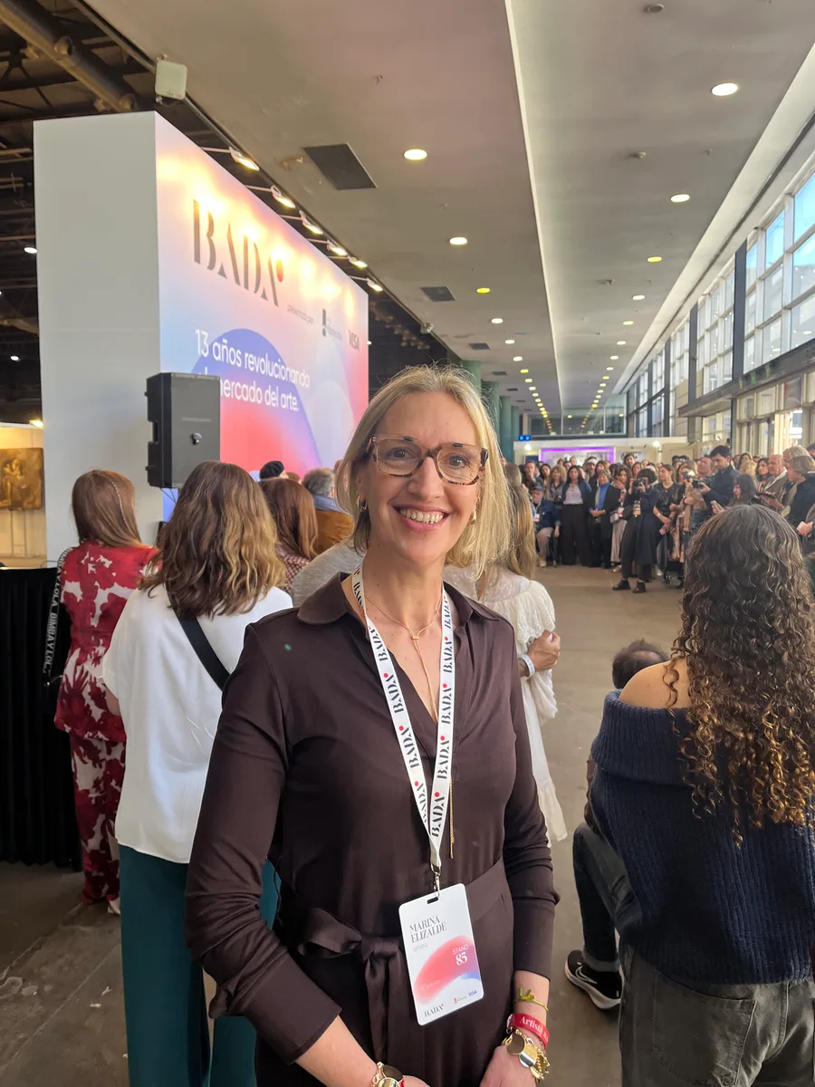 Marina Elizalde in the aisles of BADA 2025